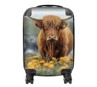 Warren Reed - Designer Highland Cow By The Coast Suitcase Small, Multi