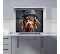 Warren Reed - Designer Hungarian Vizsla Dog Kitchen Splashback W600Mm X H600Mm, Multi