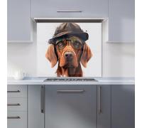 Warren Reed - Designer Hungarian Vizsla Dog Splashart Kitchen Splashback | Size: 700mm x 750mm Warren Reed - Designer Multicolor 700mm x 750mm