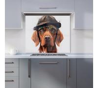 Warren Reed - Designer Hungarian Vizsla Dog Splashart Kitchen Splashback W600Mm X H600Mm, Multi