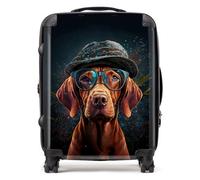 Warren Reed - Designer Hungarian Vizsla Dog Splashart Suitcase Large, Multi