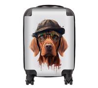 Warren Reed Designer Hungarian Vizsla Dog Splashart Suitcase - Cabin