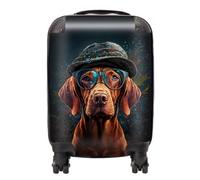 Warren Reed - Designer Hungarian Vizsla Dog Splashart Suitcase Small, Multi