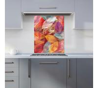 Warren Reed - Designer Kaleidoscope of Autumn Leaves Kitchen Splashback - W600mm x H750mm