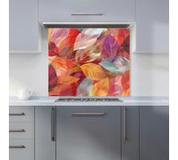 Warren Reed - Designer Kaleidoscope of Autumn Leaves Kitchen Splashback - W900mm x H750mm