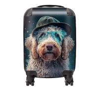 Warren Reed - Designer Labradoodle Dog Splashart Suitcase Small, Multi