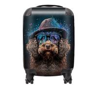 Labradoodle Dog Splashart Suitcase Warren Reed - Designer Multi Mini Cabin