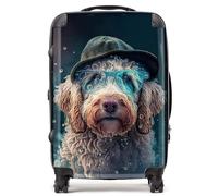 Labradoodle Dog Splashart Suitcase Warren Reed - Designer Multi Medium