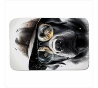 Warren Reed - Designer Labrador Retriever Dog Sherpa Blanket | Size: Large Warren Reed - Designer Multicolor Large