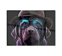 Warren Reed - Designer Labrador Retriever Dog Splashart Chopping Board Warren Reed - Designer Multicolor