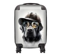 Labrador Retriever Dog With Hat Splashart Suitcase Warren Reed - Designer Multi Large