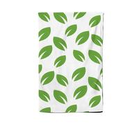 Warren Reed - Designer Leaves Pattern Tea Towel in Green Warren Reed - Designer Green