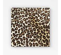 Warren Reed - Designer Leopard Hide Print Canvas in Brown | Size: w40 inch x h40 inch Warren Reed - Designer Brown w40 inch x h40 inch