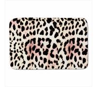 Warren Reed - Designer Leopard Hide Sherpa Blanket in Brown | Size: Large Warren Reed - Designer Brown Large