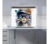 Warren Reed - Designer Maine Coon Cat Splashart Kitchen Splashback - W900mm x H650mm