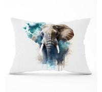 Warren Reed Designer Majestic Elephant Splashart Cushions 33Cm X 48Cm