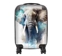 Majestic Elephant Splashart Suitcase Warren Reed - Designer Grey Mini Cabin