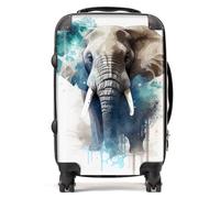 Warren Reed - Designer Majestic Elephant Splashart Suitcase Cabin, Multi