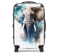 Majestic Elephant Splashart Suitcase Warren Reed - Designer Grey Medium