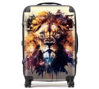 Warren Reed - Designer Majestic Lion Face Splashart Suitcase Medium, Multi