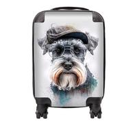Warren Reed Miniature Schnauzer Dog Splashart Suitcase - Mini Cabin