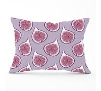 Warren Reed - Designer Modern Fig Pattern Cushions in Purple | Size: 45 cm x 45 cm Warren Reed - Designer Purple 45 cm x 45 cm