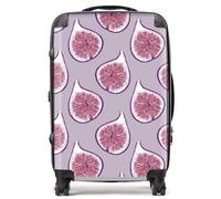Warren Reed - Designer Modern Fig Pattern Suitcase Medium, Purple