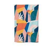 Warren Reed - Designer Modern Floral Pattern Tea Towel in Pink Warren Reed - Designer Pink