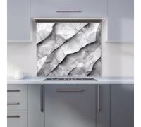 Warren Reed Designer Modern Grey Marble Effect Kitchen Splashback