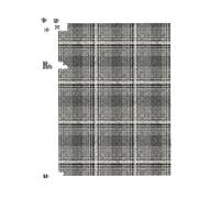 Warren Reed - Designer Monochrome Textured Checked Pattern Jigsaw Puzzle in Grey | Size: 500 Piece Warren Reed - Designer Grey 500 Piece