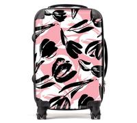 Warren Reed - Designer Nature Flat Spring Flower Suitcase - Lightweight Hard Case, TSA Lock, 4 Spinner Wheels