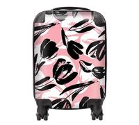 Warren Reed - Designer Nature Flat Spring Flower Suitcase - Lightweight Hard Case, TSA Lock, 4 Spinner Wheels