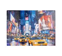 Warren Reed - Designer Neon Nights: Times Square Buzz Chopping Board, Multi