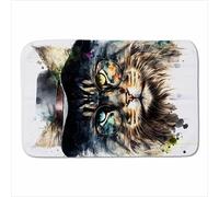 Warren Reed - Designer Norwegian Forest Cat Splashart Sherpa Blanket | Size: Large Warren Reed - Designer Multicolor Large