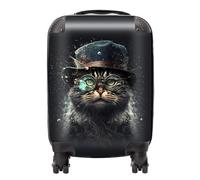 Norwegian Forest Cat Splashart Suitcase Warren Reed - Designer Multi Mini Cabin