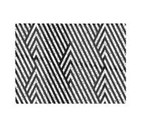 Warren Reed - Designer Oblique Black Grunge Pattern Glass Chopping Board Warren Reed - Designer Black