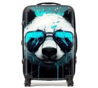 Warren Reed - Designer Panda With Blue Glasses Splashart Suitcase Medium, Multi