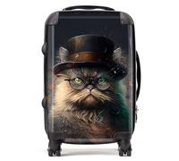 Persian Cat Splashart Suitcase Warren Reed - Designer Multi Cabin