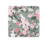 Warren Reed - Designer Pink Floral Abstract Pattern Coasters - Set of 4 Warren Reed - Designer Pink