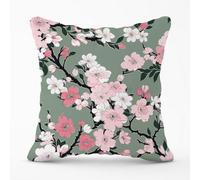 Warren Reed Designer Pink Floral Abstract Pattern Cushions 60Cm X 60Cm
