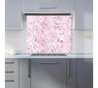 Warren Reed - Designer Plush Pink Quartz Effect Kitchen Splashback - W900mm x H750mm