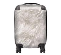 Warren Reed - Designer Polar Bear Fur Print Suitcase - Lightweight Hard Case, TSA Lock, 4 Spinner Wheels