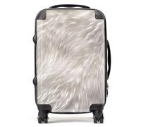 Warren Reed Polar Bear Fur Print Suitcase - Cabin