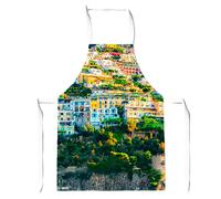Warren Reed - Designer Positano, Amalfi Coast Junior Apron in Green Warren Reed - Designer Green