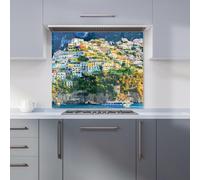 Warren Reed - Designer Positano, Amalfi Coast Kitchen Splashback in Green | Size: 900mm x 750mm Warren Reed - Designer Green 900mm x 750mm