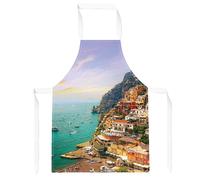 Warren Reed - Designer Positano, Amalfi Junior Apron in Green Warren Reed - Designer Green