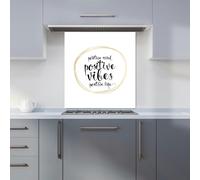 Warren Reed - Designer Positive Mind, Vibes, Life Kitchen Splashback - W700mm x H750mm