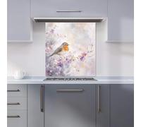 Warren Reed - Designer Premium Ava Sterling: 00027 Kitchen Splashback 6mm Toughened Glass Kitchen Splashback - Heat Resistant Splashback for Kitchens, Perfect for Cookers and Hobs, Polished Edges