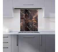 Warren Reed - Designer Copper Quartz Effect Kitchen Splashback W600Mm X H750Mm, Multi