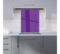 Warren Reed - Designer Premium Purple Jam Kitchen Splashback 6mm Toughened Glass Kitchen Splashback - Heat Resistant Splashback for Kitchens, Perfect for Cookers and Hobs, Polished Edges